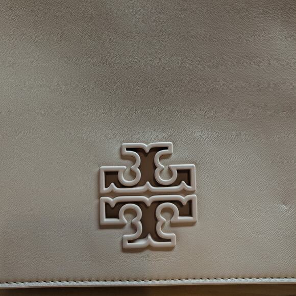 Tory Burch Britten Large Adjustable Leather Shoulder Purse Leather Light Pink - Picture 9 of 13